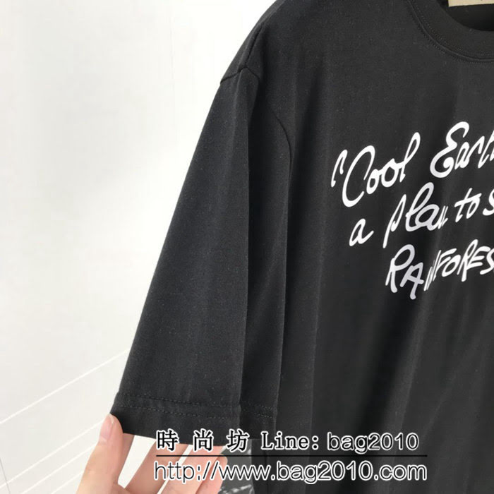 BURBERRY巴寶莉 19早春新款 老佛爺限定款 塗鴉印花短袖T-shirt 數碼印花刺繡 男女同款 ydi2525